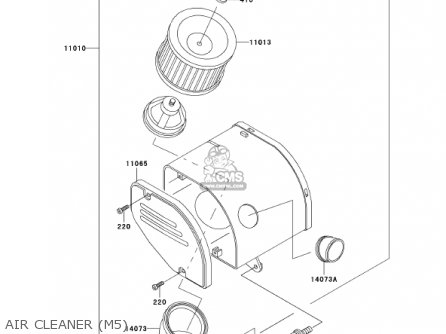 AIR CLEANER (M5) - KH125M5 2000 CANADA