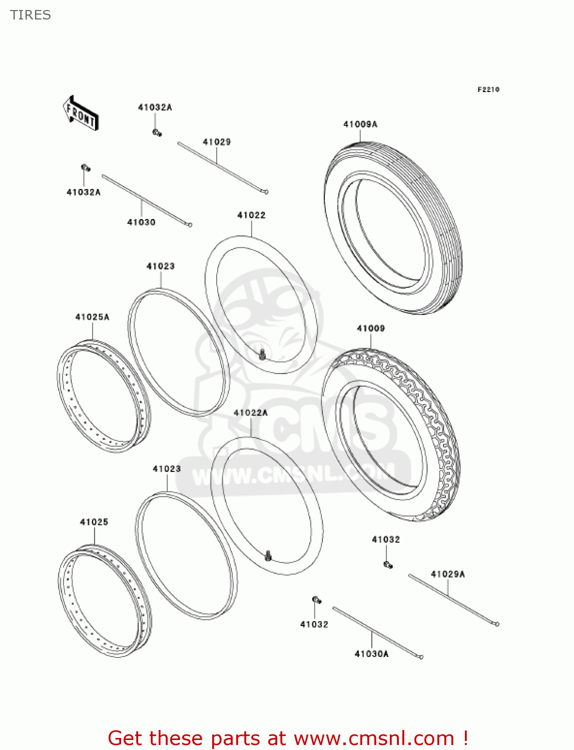 TIRES KH125M8 2003 CANADA