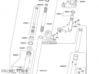 FRONT FORK - KH125M8 2003 CANADA