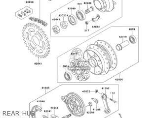 REAR HUB - KH125M8 2003 CANADA