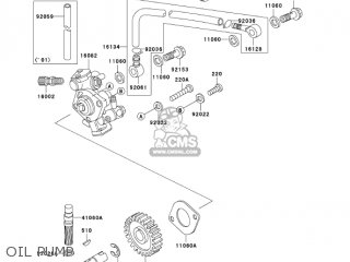 OIL PUMP - KH125M8 2003 CANADA