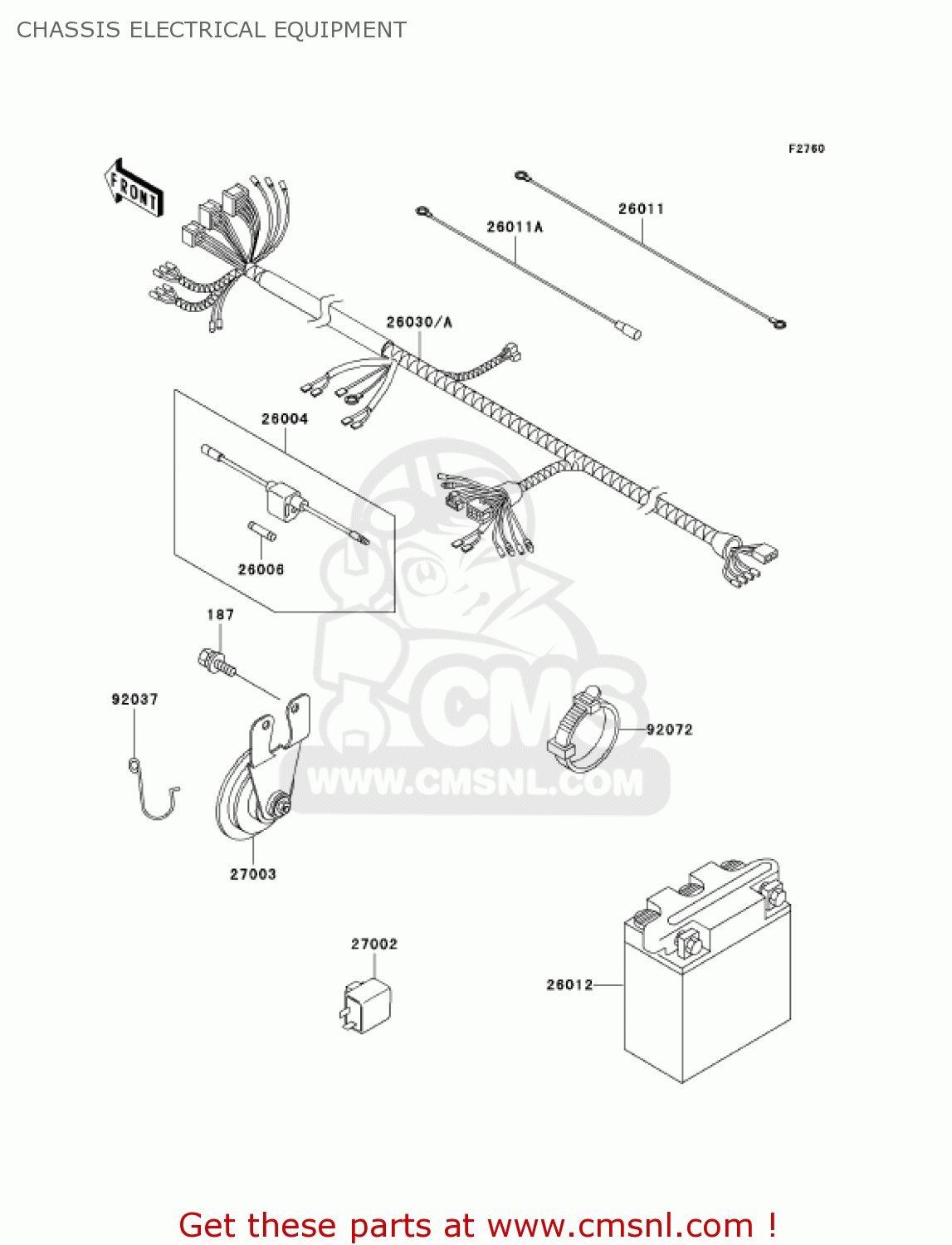 CHASSIS ELECTRICAL EQUIPMENT KH125M9 2004 CANADA