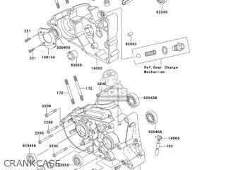 CRANKCASE - KH125M9 2004 CANADA