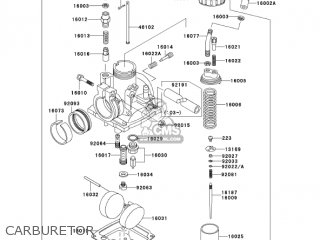 CARBURETOR - KH125M9 2004 CANADA