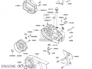 ENGINE COVER(S) - KH125M9 2004 CANADA