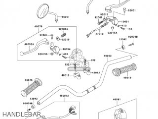 HANDLEBAR - KH125M9 2004 CANADA