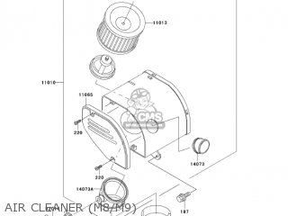 AIR CLEANER (M8/M9) - KH125M9 2004 CANADA