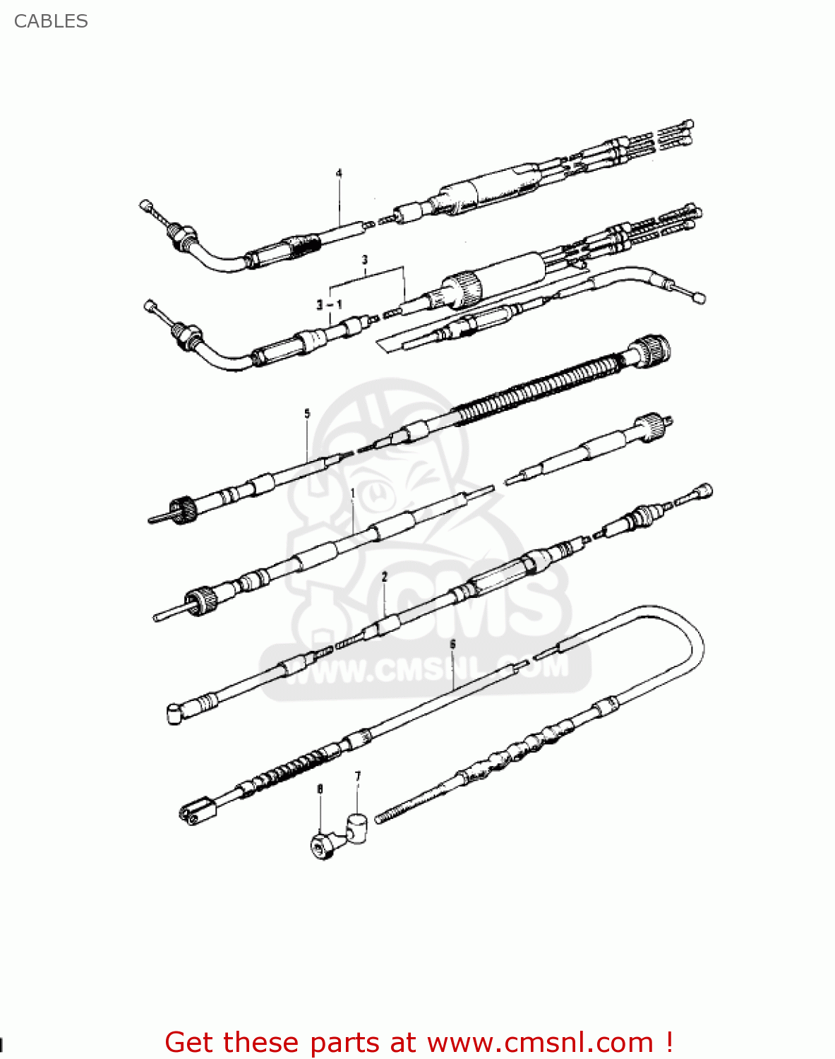 CABLES KH400A4 1977 USA CALIFORNIA