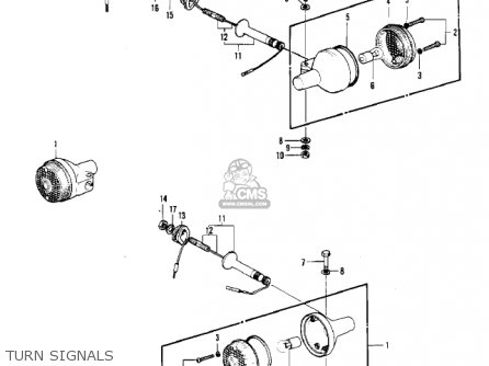 TURN SIGNALS - KH400A4 1977 USA CALIFORNIA