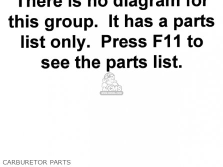 CARBURETOR PARTS - KL250A2 KLR250 1979 CANADA