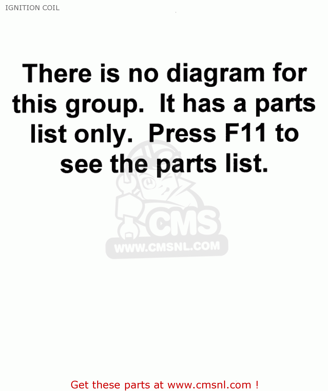 IGNITION COIL KL250A3 KLR250 1980 CANADA