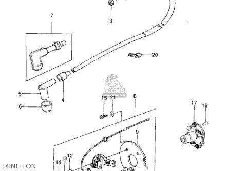 IGNITION - KL250A4 KLR250 1981 CANADA