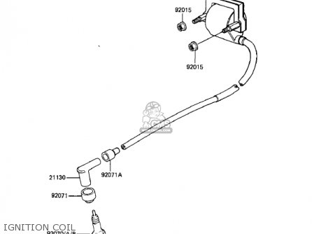 IGNITION COIL - KL250A5 KLR250 1982 USA CANADA
