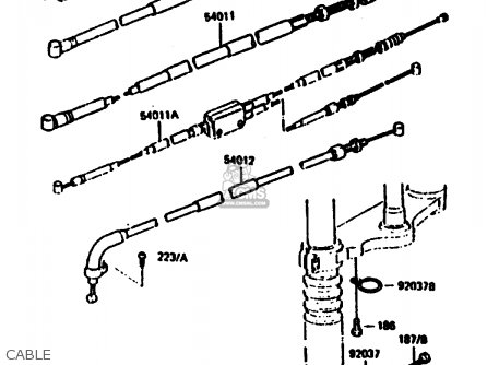 CABLE - KL250C1 1983 EUROPE UK IT NR
