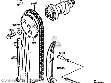 CAMSHAFT/TENSIONER - KL250C1 1983 EUROPE UK IT NR