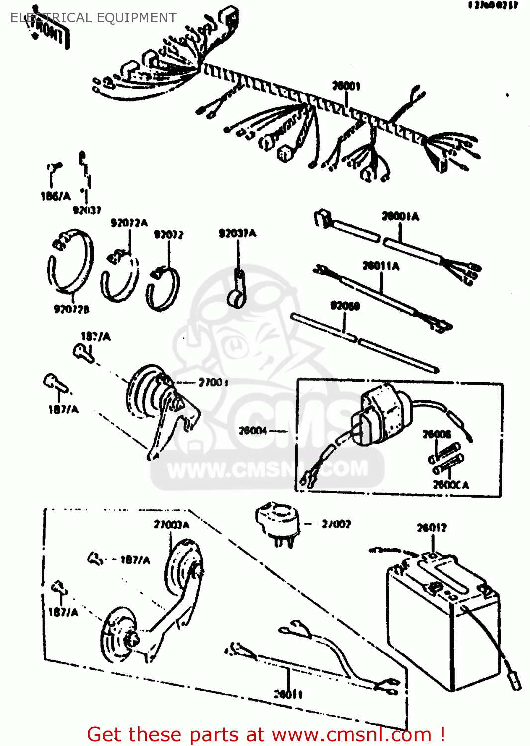 ELECTRICAL EQUIPMENT KL250C2 1984 USA