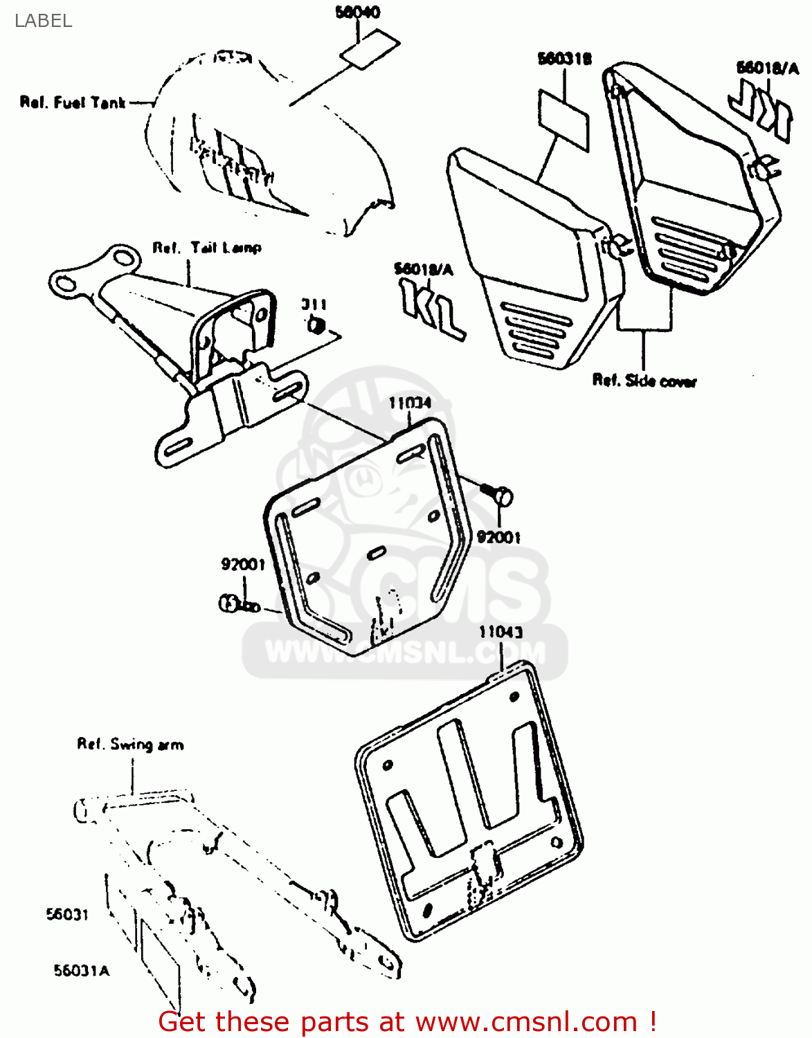 LABEL KL250C2 1984 USA