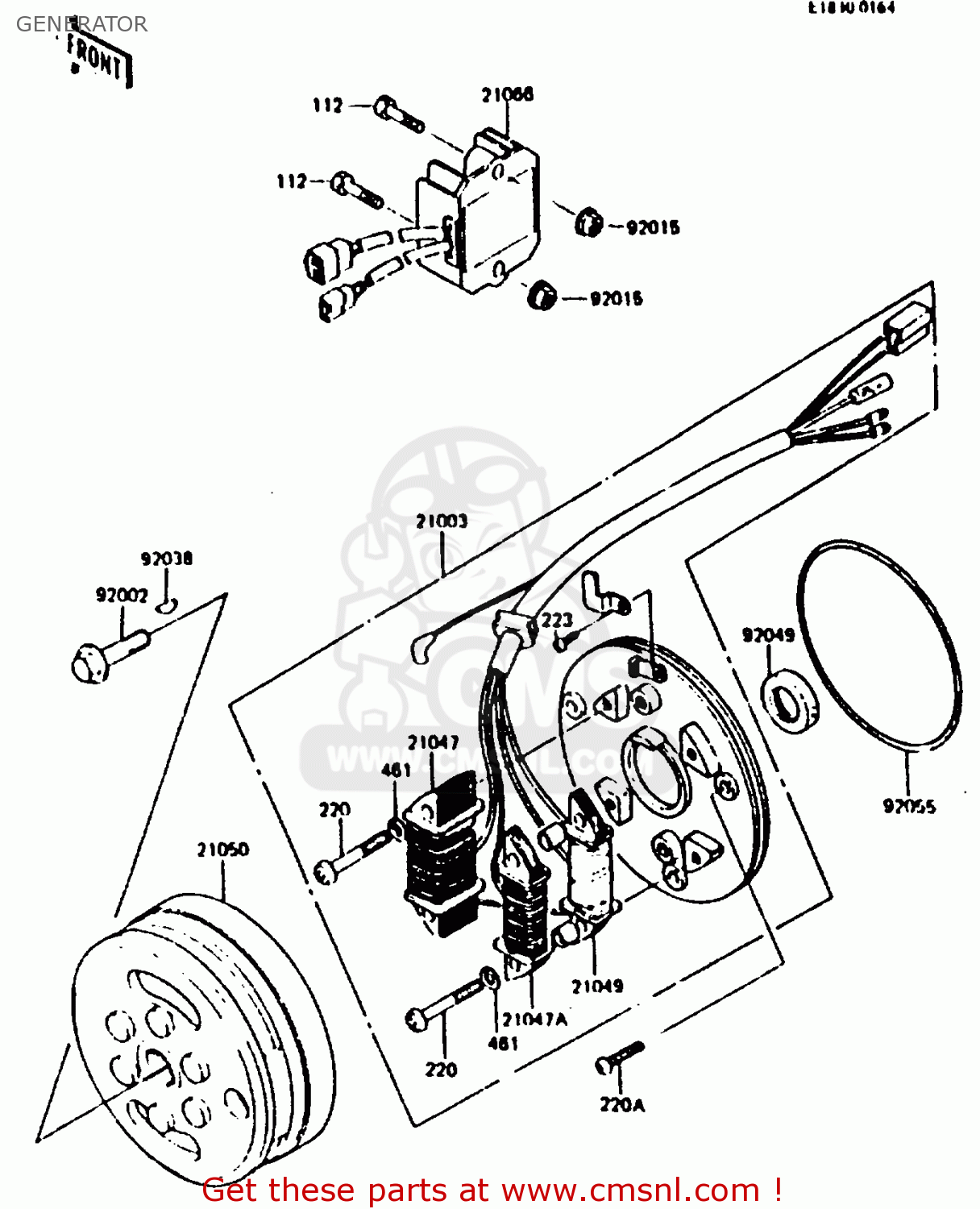 GENERATOR KL250C2 1984 USA