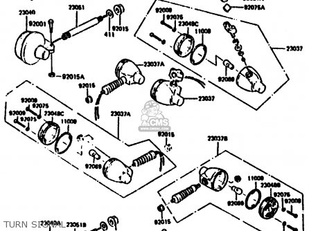 TURN SIGNAL - KL250C2 1984 USA