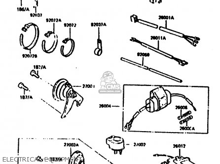 ELECTRICAL EQUIPMENT - KL250C2 1984 USA