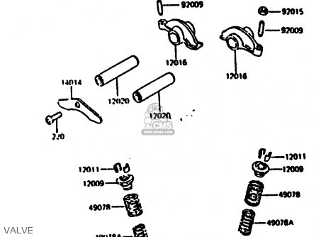 VALVE - KL250C2 1984 USA