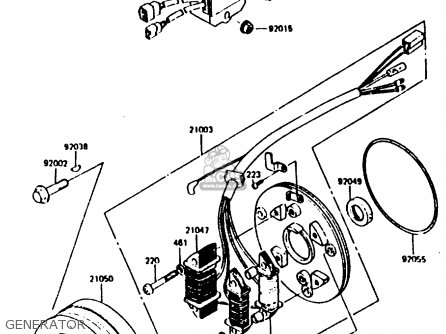 GENERATOR - KL250C2 1984 USA