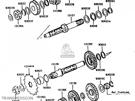 TRANSMISSION - KL250C2 1984 USA