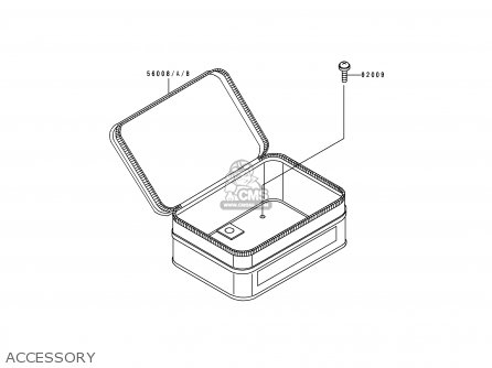 ACCESSORY - KL250D12 KLR250 1995 USA CALIFORNIA CANADA