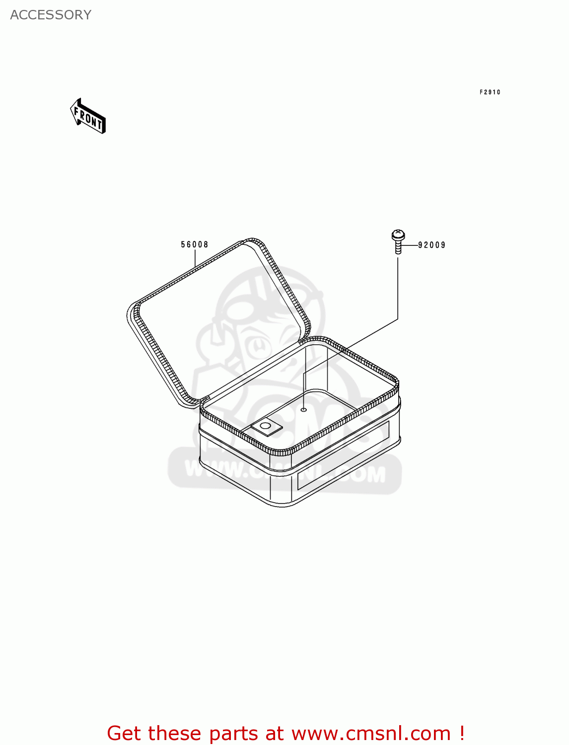 ACCESSORY KL250D17 KLR250 2000 USA CALIFORNIA