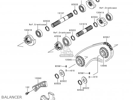 BALANCER - KL250D17 KLR250 2000 USA CALIFORNIA