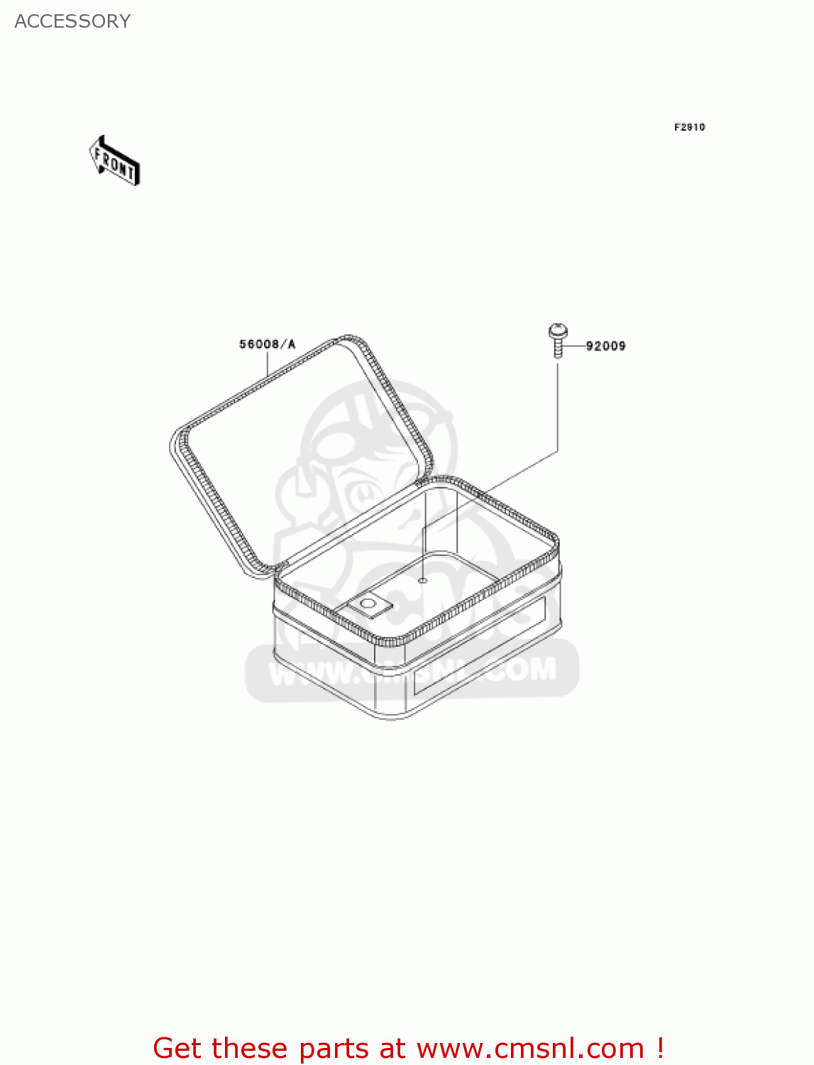ACCESSORY KL250D18 KLR250 2001 USA CALIFORNIA