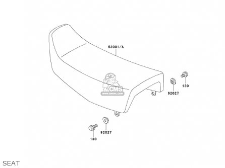 SEAT - KL250D18 KLR250 2001 USA CALIFORNIA