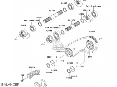 BALANCER - KL250D18 KLR250 2001 USA CALIFORNIA