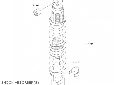 SHOCK ABSORBER(S) - KL250D18 KLR250 2001 USA CALIFORNIA