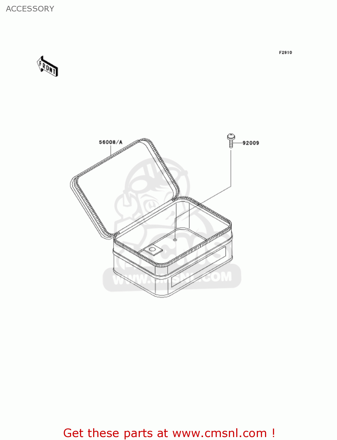 ACCESSORY KL250D19 KLR250 2002 USA CALIFORNIA