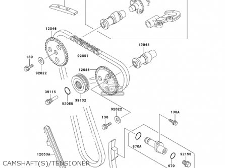 CAMSHAFT(S)/TENSIONER - KL250D19 KLR250 2002 USA CALIFORNIA