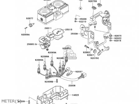 METER(S) - KL250D19 KLR250 2002 USA CALIFORNIA