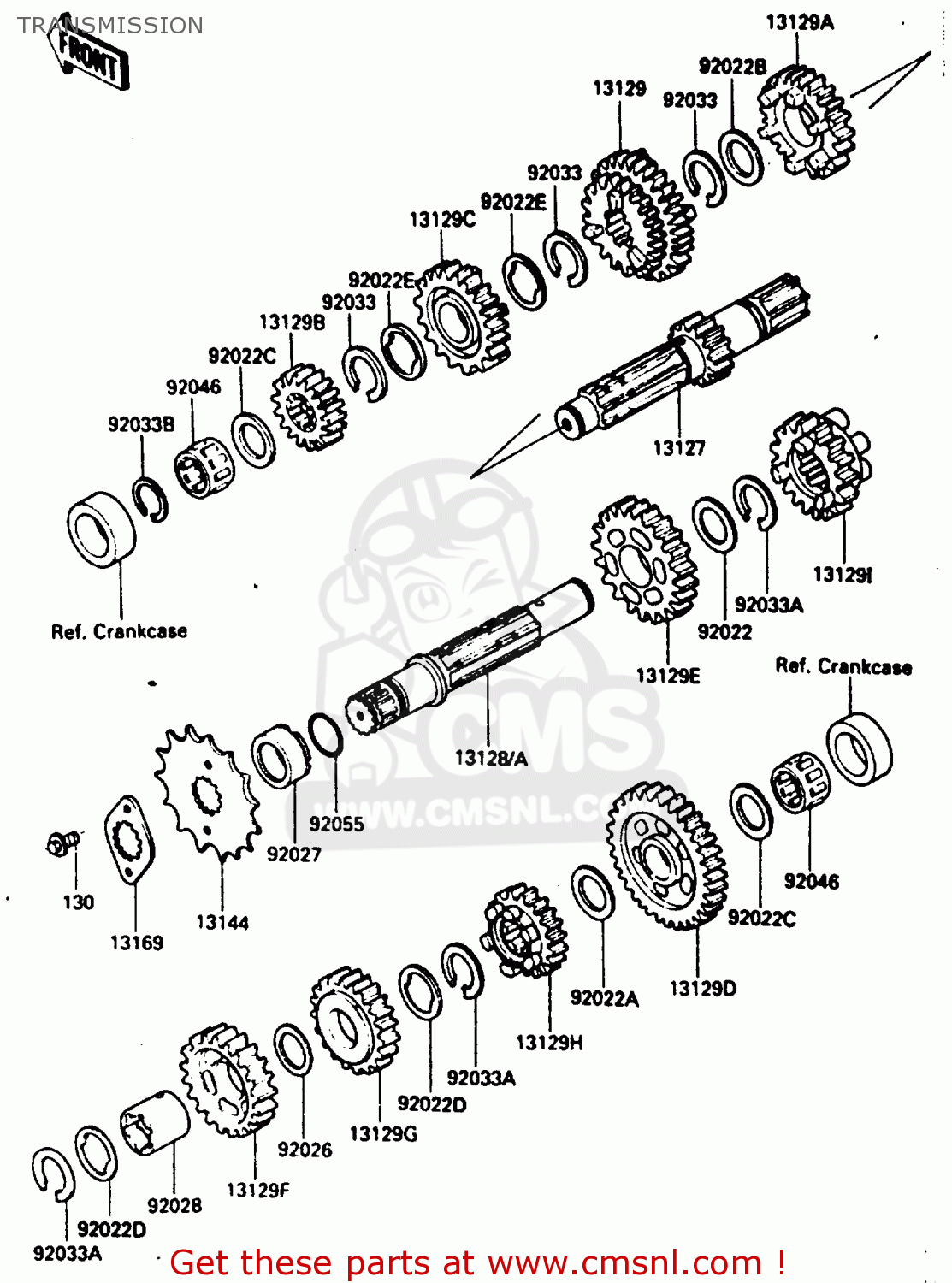 TRANSMISSION KL250D2 1985 EUROPE UK FR GR IT SD ST