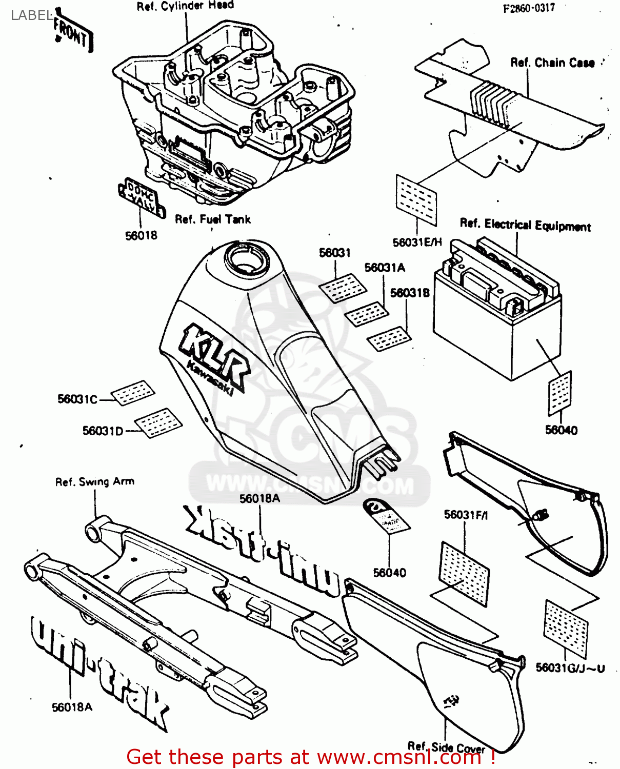 LABEL KL250D2 1985 EUROPE UK FR GR IT SD ST