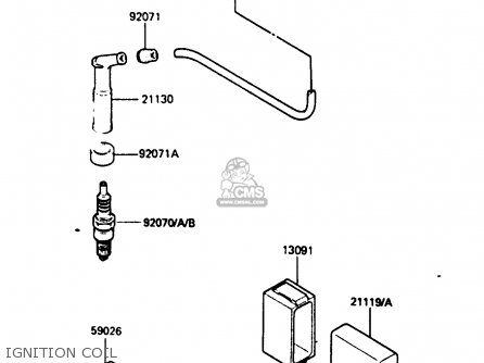 IGNITION COIL - KL250D2 1985 EUROPE UK FR GR IT SD ST