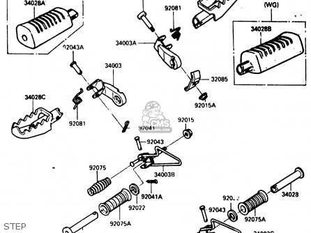 STEP - KL250D2 1985 EUROPE UK FR GR IT SD ST