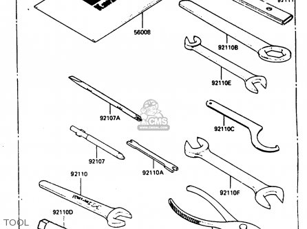 TOOL - KL250D2 1985 EUROPE UK FR GR IT SD ST