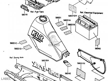 LABEL - KL250D2 1985 EUROPE UK FR GR IT SD ST