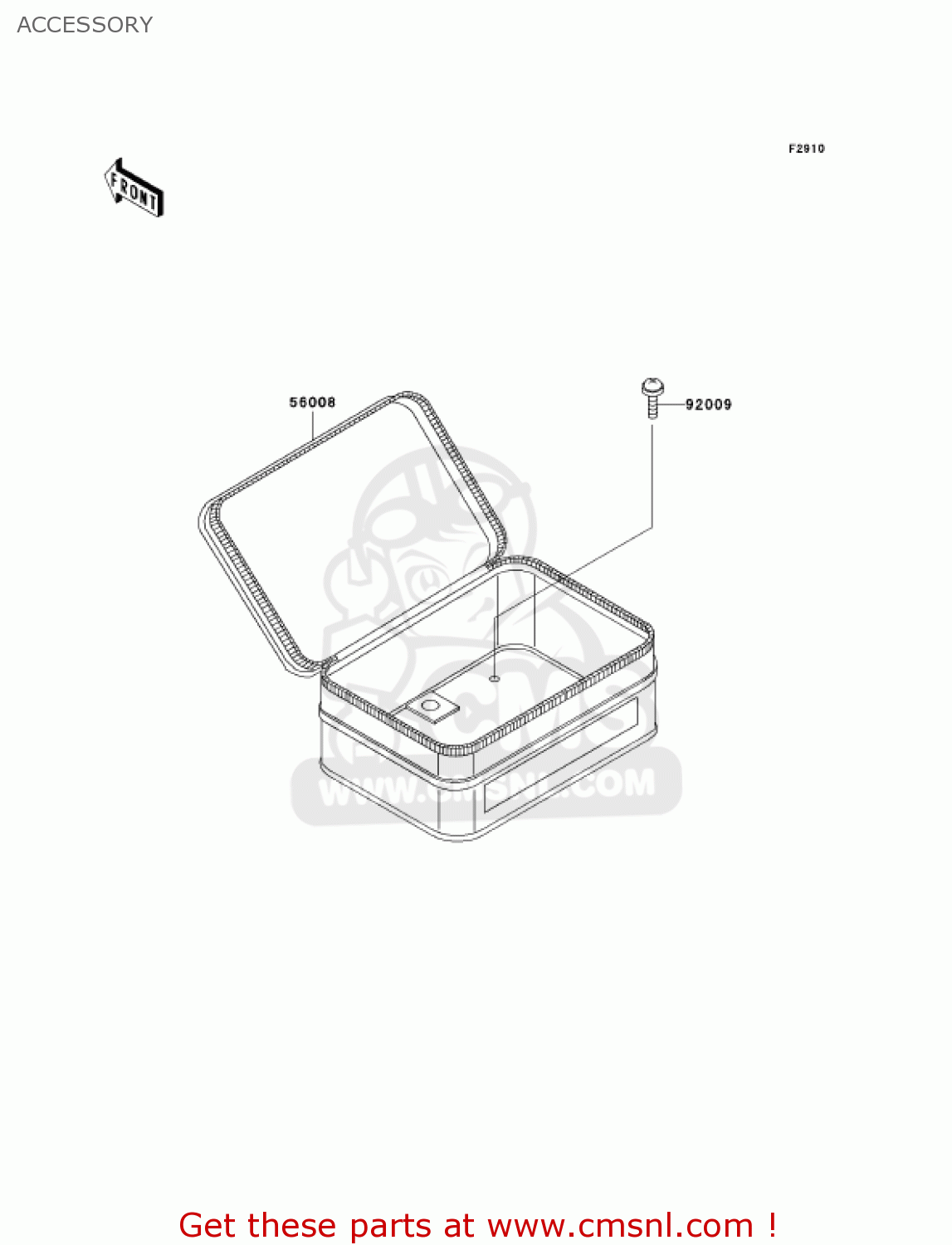 ACCESSORY KL250D21 KLR250 2004 USA CALIFORNIA