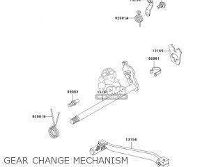 GEAR CHANGE MECHANISM - KL250D21 KLR250 2004 USA CALIFORNIA
