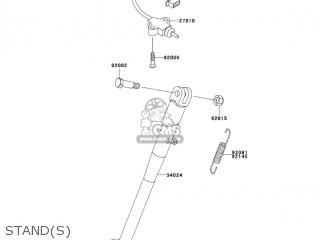 STAND(S) - KL250D21 KLR250 2004 USA CALIFORNIA