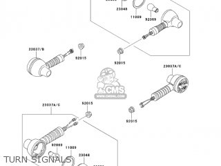 TURN SIGNALS - KL250D21 KLR250 2004 USA CALIFORNIA