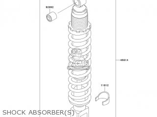 SHOCK ABSORBER(S) - KL250D21 KLR250 2004 USA CALIFORNIA