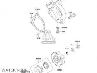 WATER PUMP - KL250D21 KLR250 2004 USA CALIFORNIA