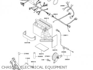 CHASSIS ELECTRICAL EQUIPMENT - KL250D22 KLR250 2005 USA CALIFORNIA